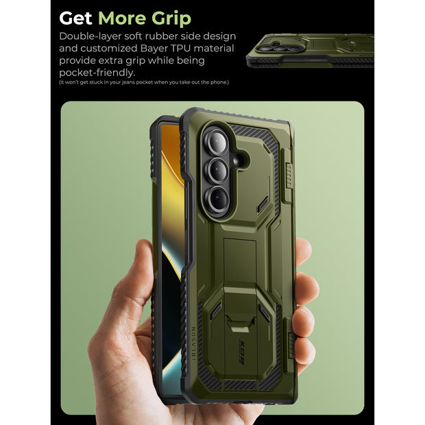 Galaxy Z Fold7 Armorbox Rugged Phone Case - Dark Green