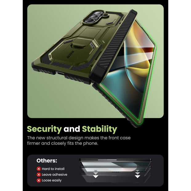 Galaxy Z Fold7 Armorbox Rugged Phone Case - Dark Green