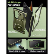Galaxy Z Fold7 Armorbox Rugged Phone Case - Dark Green