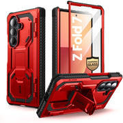 Galaxy Z Fold7 Armorbox Rugged Phone Case - Metallic Red
