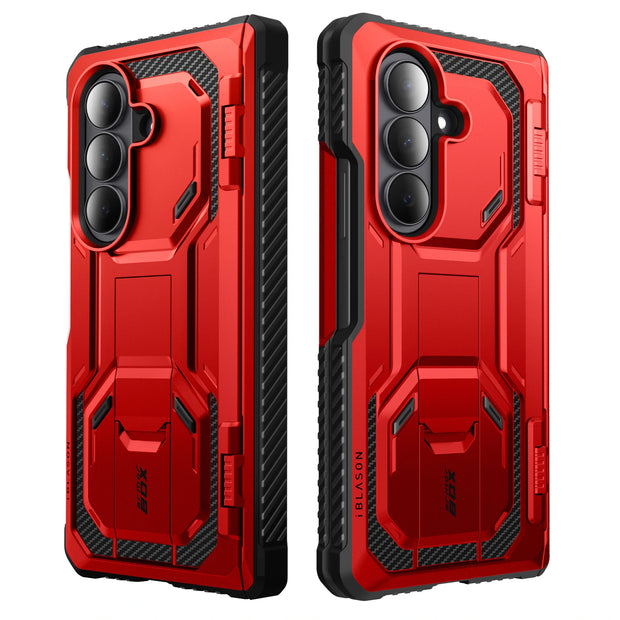 Galaxy Z Fold7 Armorbox Rugged Phone Case - Metallic Red