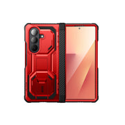 Galaxy Z Fold7 Armorbox Rugged Phone Case - Metallic Red