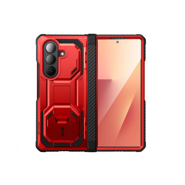 Galaxy Z Fold7 Armorbox Rugged Phone Case - Metallic Red