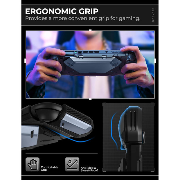 Nintendo Switch 2 Matrix Case-Metallic Blue
