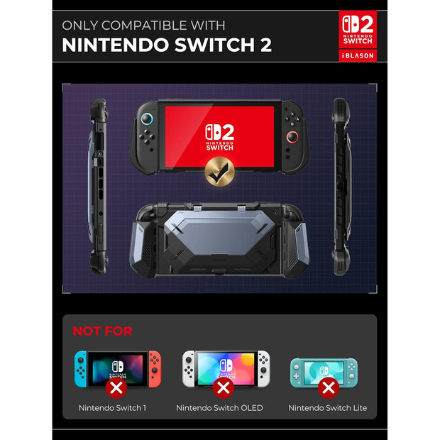 Nintendo Switch 2 Matrix Case-Metallic Blue