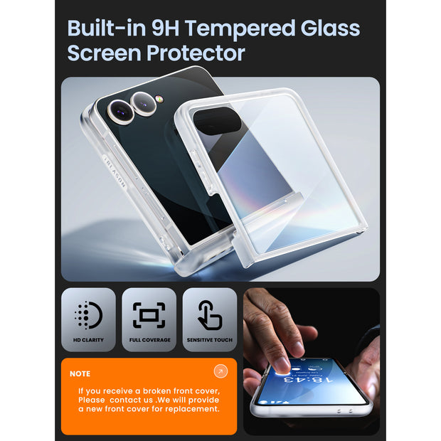 Galaxy Z Flip7 Cosmo Case- Clear