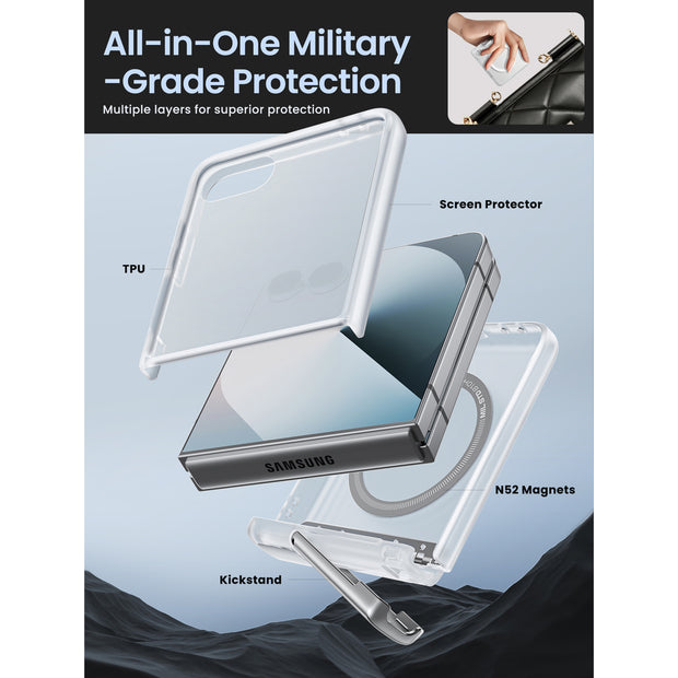 Galaxy Z Flip7 Cosmo Case- Clear