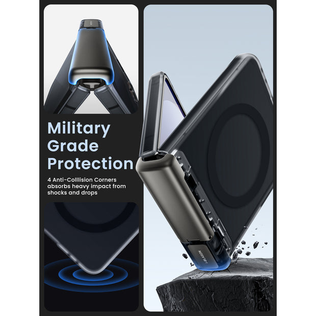 Galaxy Z Flip7 Cosmo Case- Frost Black