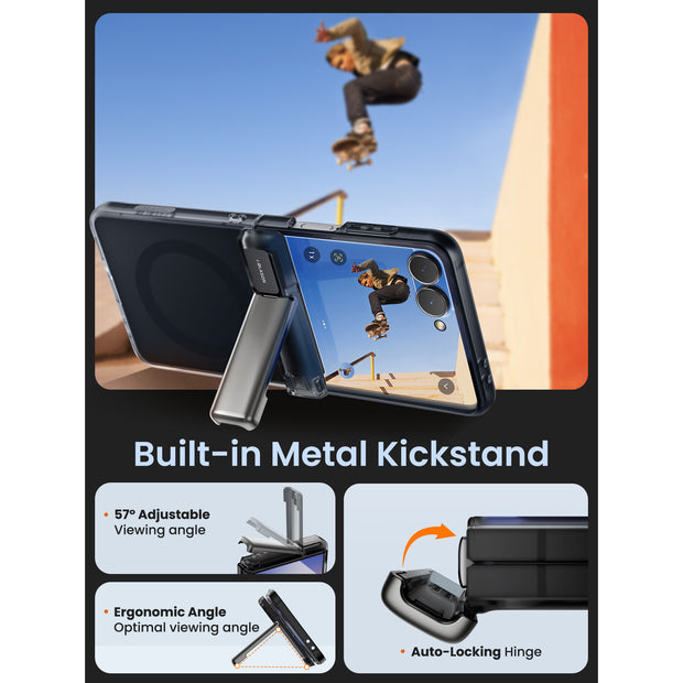 Galaxy Z Flip7 Cosmo Case- Frost Black