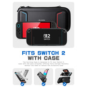 Nintendo Switch Hard Shell Travel Carrying Case-Black