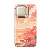 iPhone 15 Cosmo Mag Case - Ocean Sunset