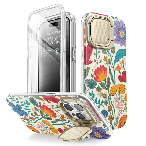iPhone 13 Cosmo Mag Case - Rainbow Garden