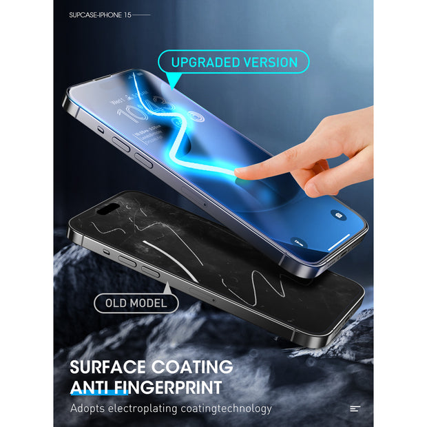 iPhone 15 Plus 6.7 inch 2.5D Tempered Glass Screen Protector - Clear