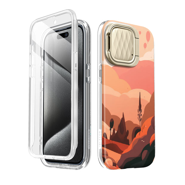 iPhone 15 Pro Cosmo Mag Case - Mountain Sunset