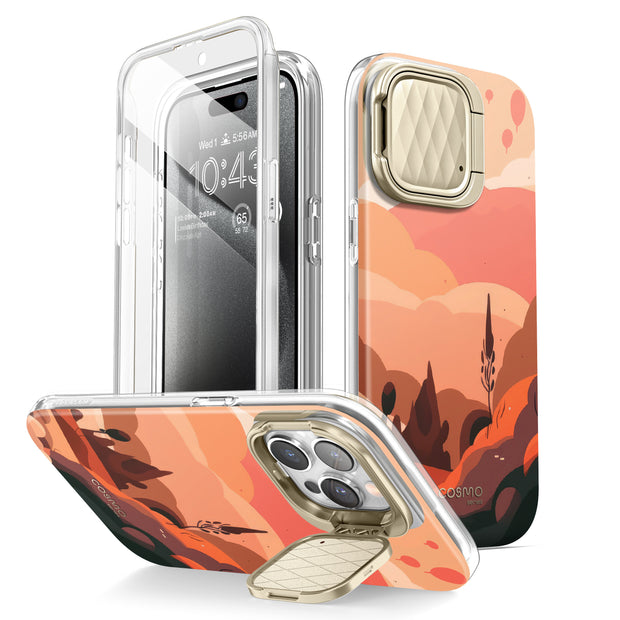 iPhone 15 Pro Cosmo Mag Case - Mountain Sunset