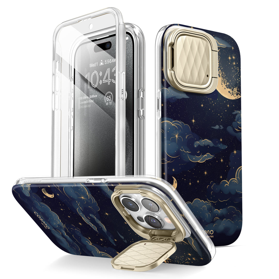 thumbnail image 2 of I-Blason Cosmo 360 Case For IPhone 15/14/13/12/11/X/SE – Full-Body Protection With Built-in Screen Protector (Marble/Hybrid) 2 of 2