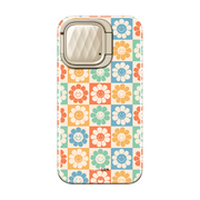 iPhone 15 Pro Max Cosmo Mag Case - Rainbow Daisies