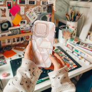 iPhone 15 Pro Max Cosmo Mag Case - Marble Pink