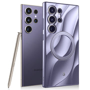 Galaxy S24 Ultra Radiance Protective Phone Case - Metallic Purple