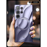 Galaxy S24 Ultra Radiance Protective Phone Case - Metallic Purple