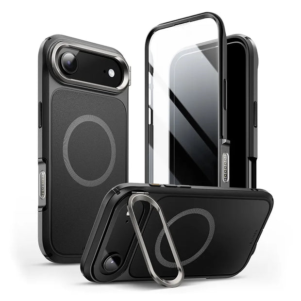 ARES FLIP Series iPhone Air Magsafe Camera Control Button Case - Black
