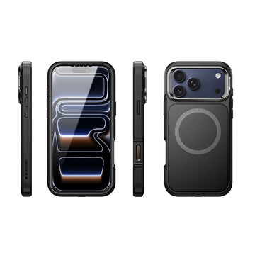 Ares Flip iPhone 17 Pro Case:MagSafe, Tempered Glass & Military