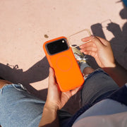 ARES FLIP Series iPhone 17 Pro Max Magsafe Camera Control Button Case - Orange