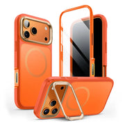 ARES FLIP Series iPhone 17 Pro Max Magsafe Camera Control Button Case - Orange