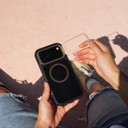 ARES FLIP Series iPhone 17 Pro Magsafe Camera Control Button Case - Desert