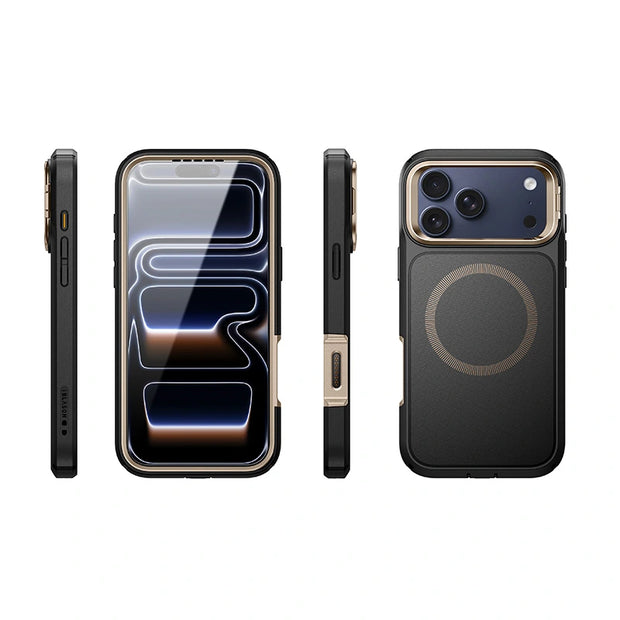 ARES FLIP Series iPhone 17 Pro Magsafe Camera Control Button Case - Desert