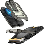 MagSafe Wallet with Stand and Money Clip - Black