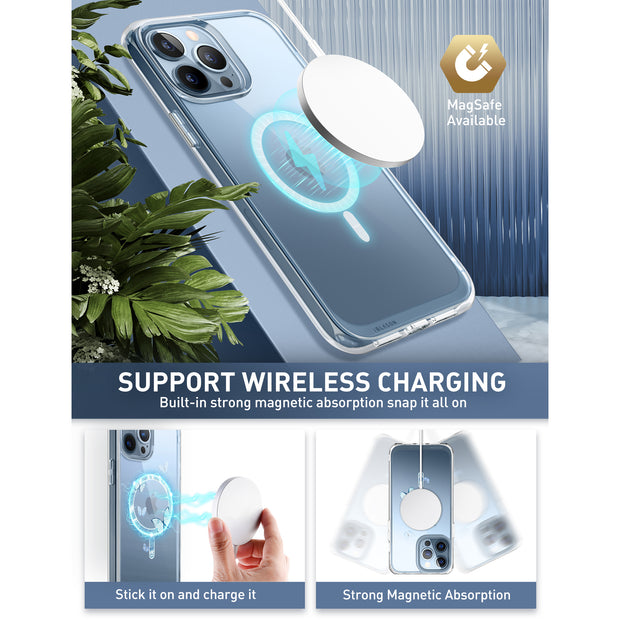 iPhone 13 Pro Max Halo Mag Case(open box) - Butterfly Blue