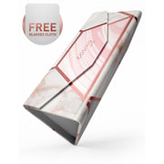 Cosmo Glasses Case - Marble Pink