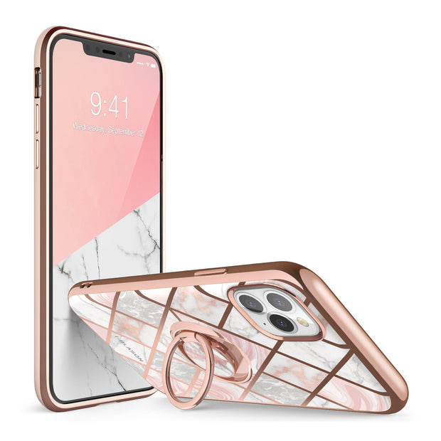 iPhone 11 Pro Max Cosmo Snap Case-Marble Pink