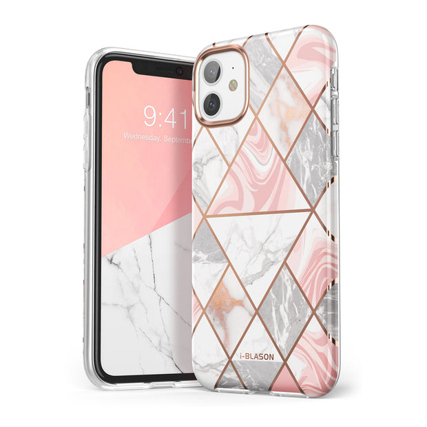 iPhone 11 Cosmo Lite Case-Marble Pink