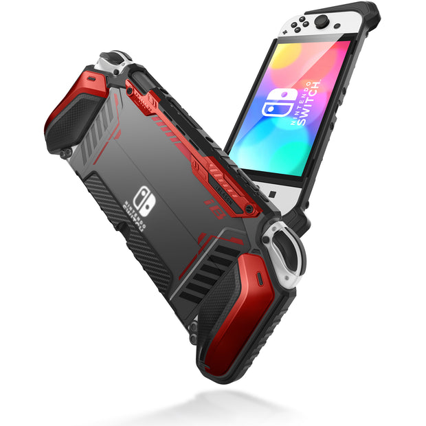 Nintendo Switch OLED Armorbox-Metallic Red