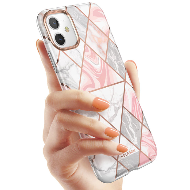 iPhone 11 Cosmo Lite Case-Marble Pink