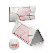 Cosmo Glasses Case - Marble Pink