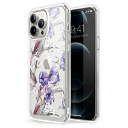 iPhone 13 Pro Max Halo Case - Bouquet Purple