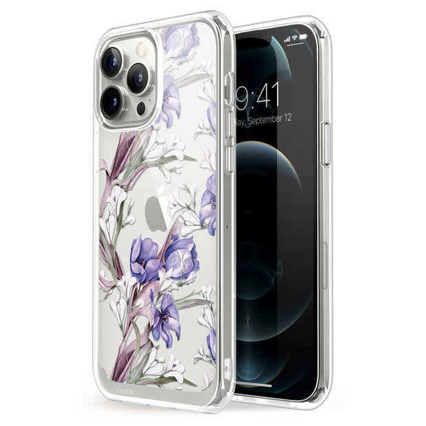iPhone 13 Pro Max Halo Case - Bouquet Purple