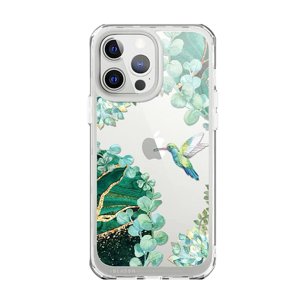 iPhone 13 Pro Max Halo Case - Green Hummingbird