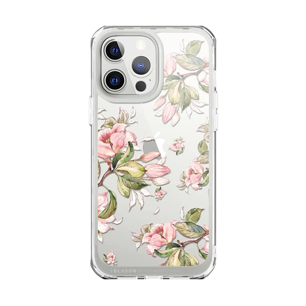iPhone 13 Pro Max Halo Case - Flower Buds Peach