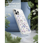 iPhone 13 Pro Max Halo Case - Flower Buds Purple