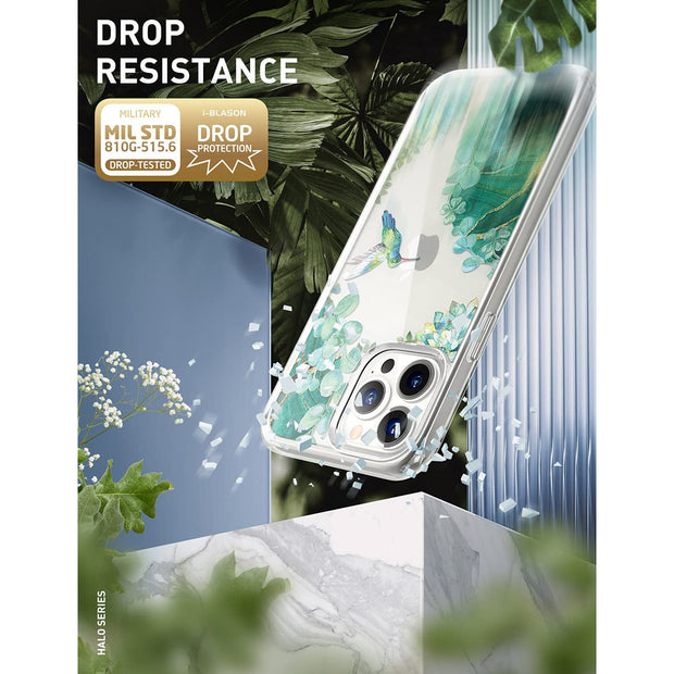 iPhone 13 Pro Max Halo Case - Green Hummingbird
