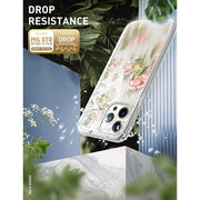 iPhone 13 Pro Max Halo Case - Flower Buds Peach