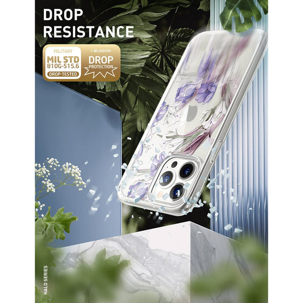 iPhone 13 Pro Max Halo Case - Bouquet Purple