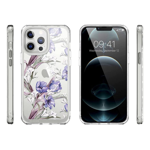iPhone 13 Pro Max Halo Case - Bouquet Purple