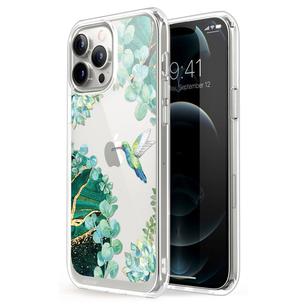 iPhone 13 Pro Max Halo Case - Green Hummingbird
