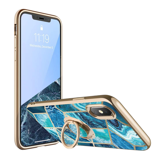 iPhone XS | X Cosmo Snap Case-Ocean Blue