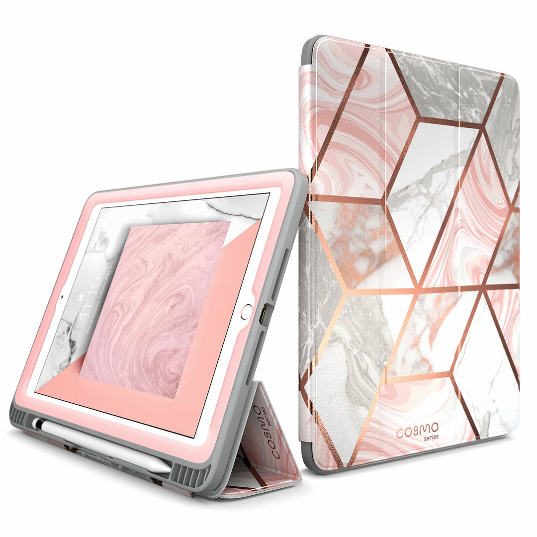 iPad inch (2017 2018) Cosmo Case-Marble Pink